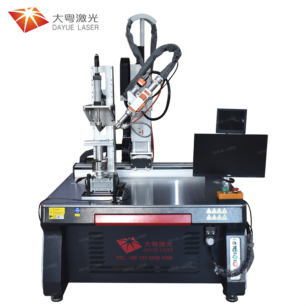 Three-way T-tube automatic laser welding machine