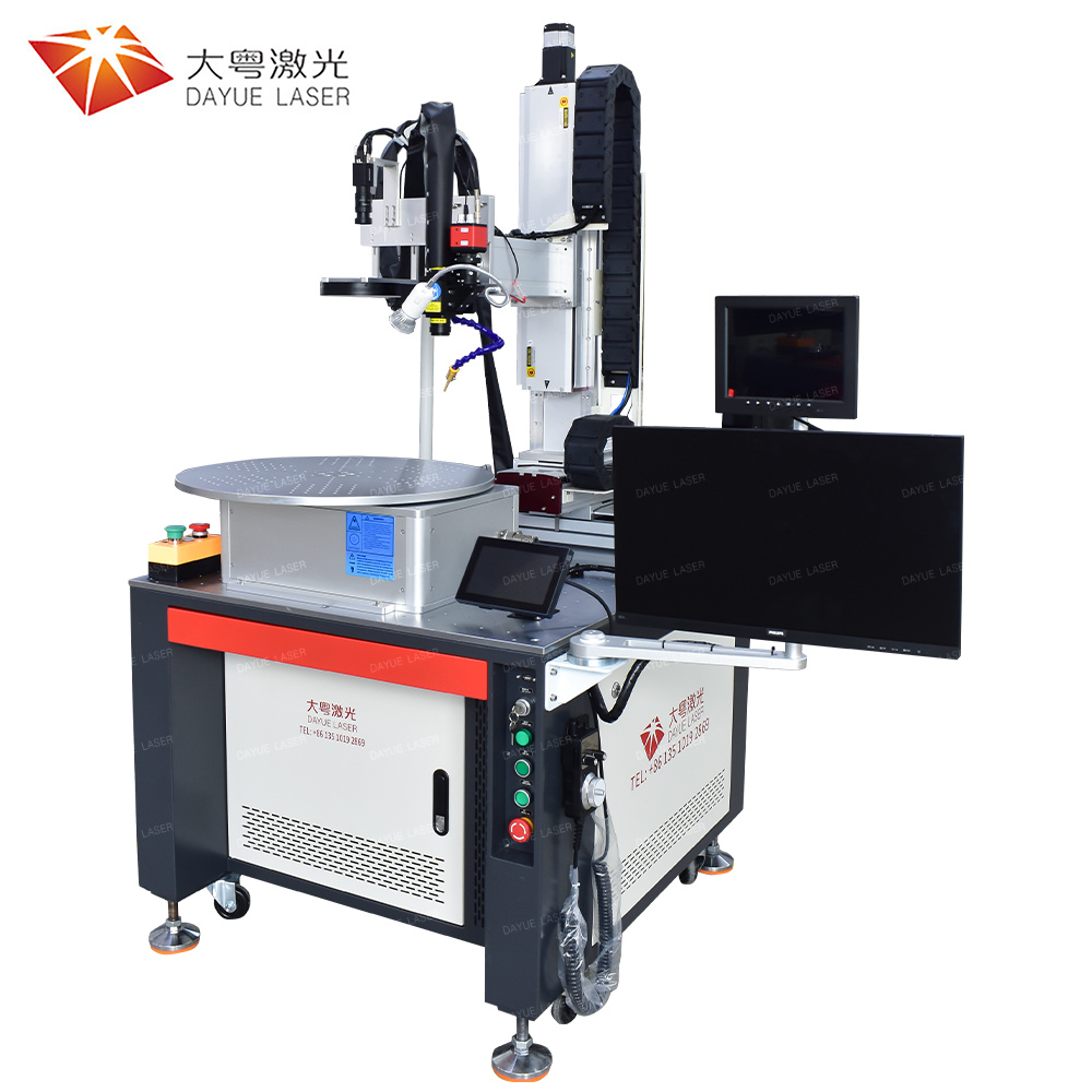 Multi-station vision positioning laser welding machine (for small precision parts)
