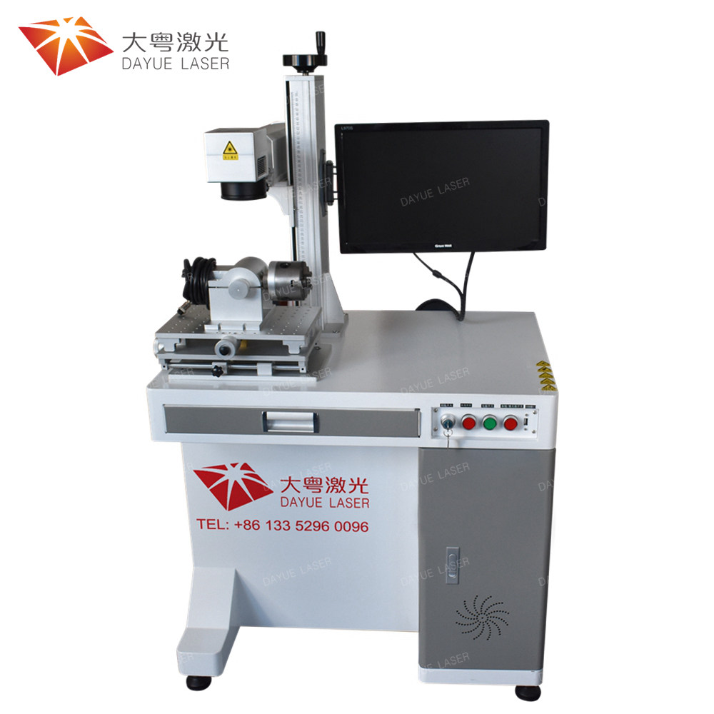 Two-dimensional rotating fiber laser marking machine