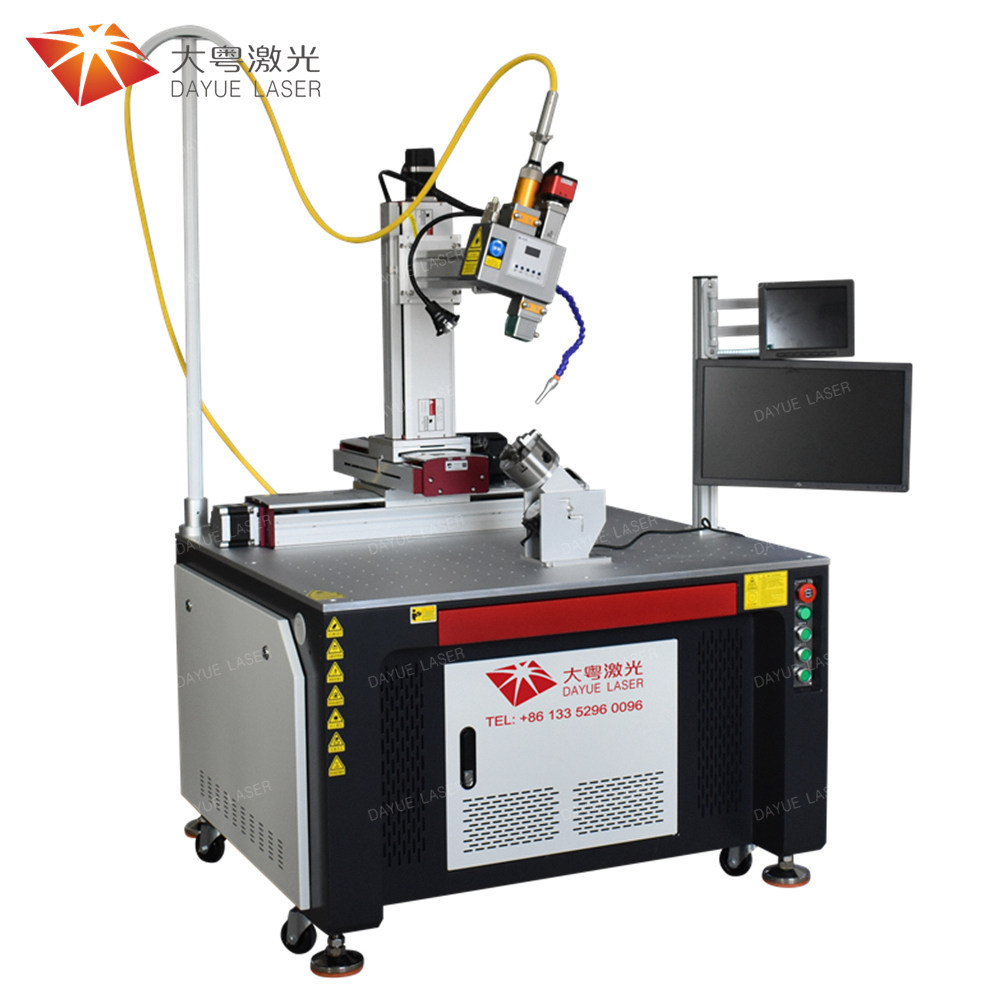 Four-axis wobble fiber laser welding machine