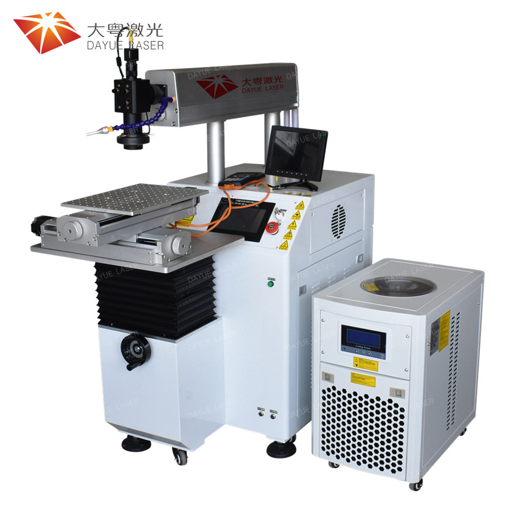 CCD open two-axis laser spot welding machine