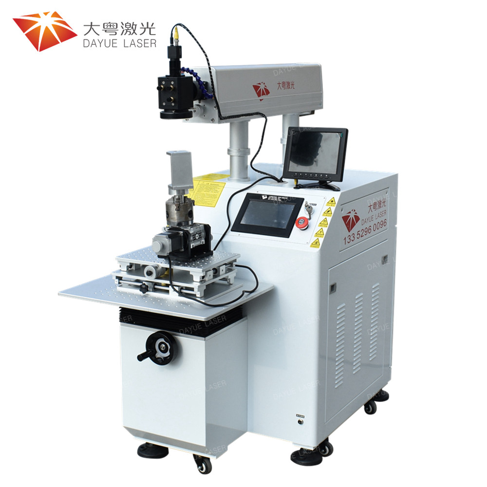 CCD open rotary laser spot welding machine