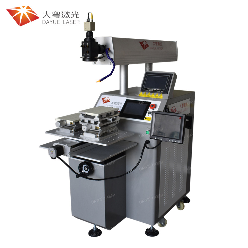 CCD open one-axis three-dimensional laser spot welding machine