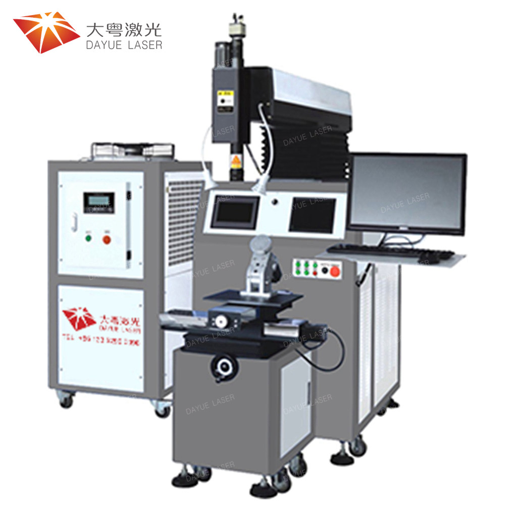 Open four-axis laser spot welding machine