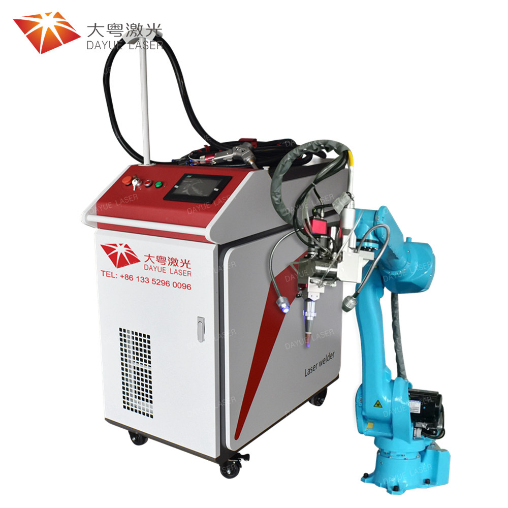 Robot continuous fiber laser welding machine