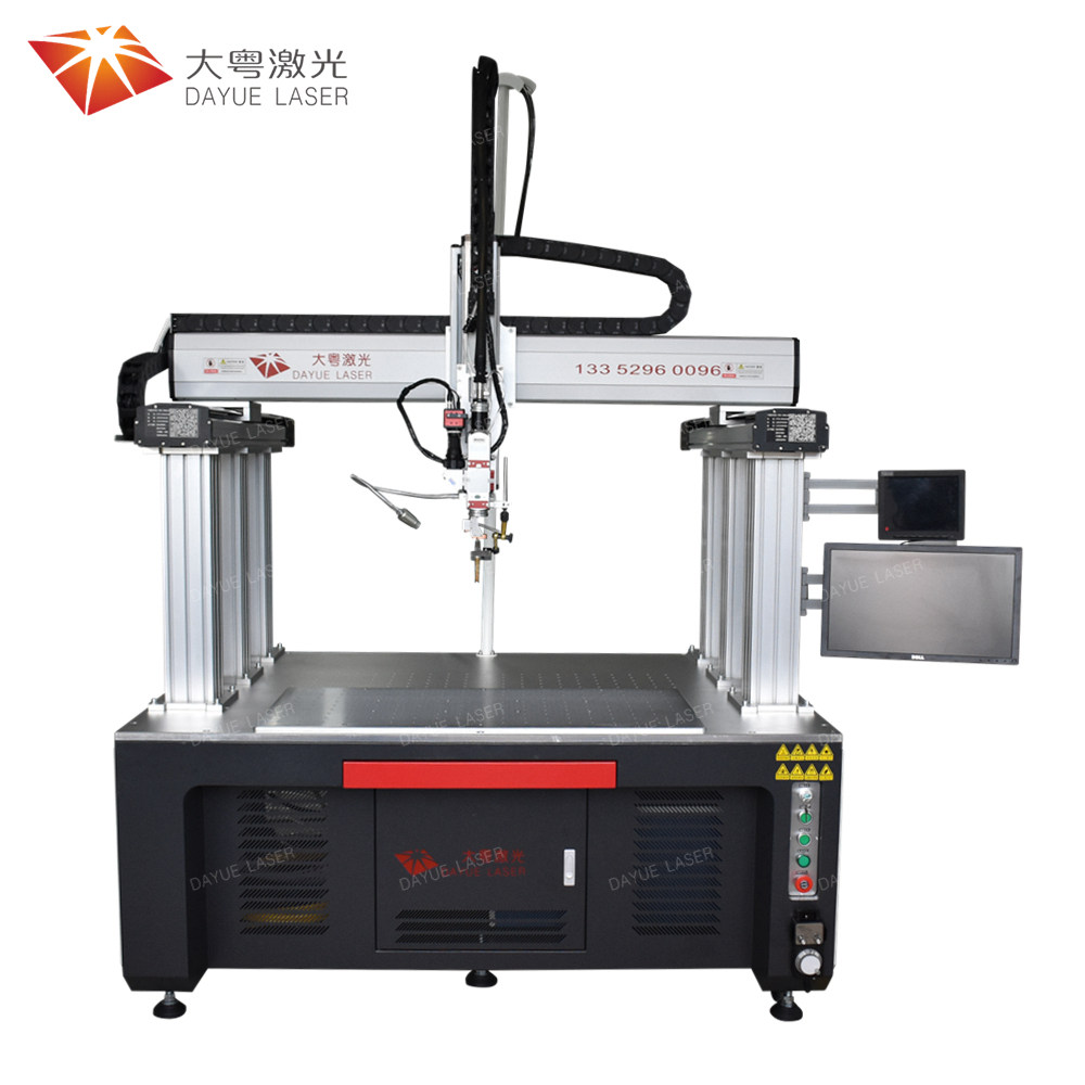 Bridge type continuous fiber laser welding machine